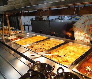 Selection of curries for the competition