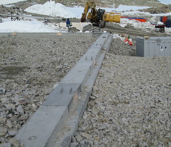 Foundations for new building
