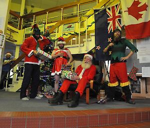 Christmas was officially brought to you by your friendly neighbourhood dieso team who dressed up as Santa and his elves.