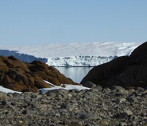 A view of the Vanderford Glacier