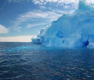 A blue iceberg near Casey station