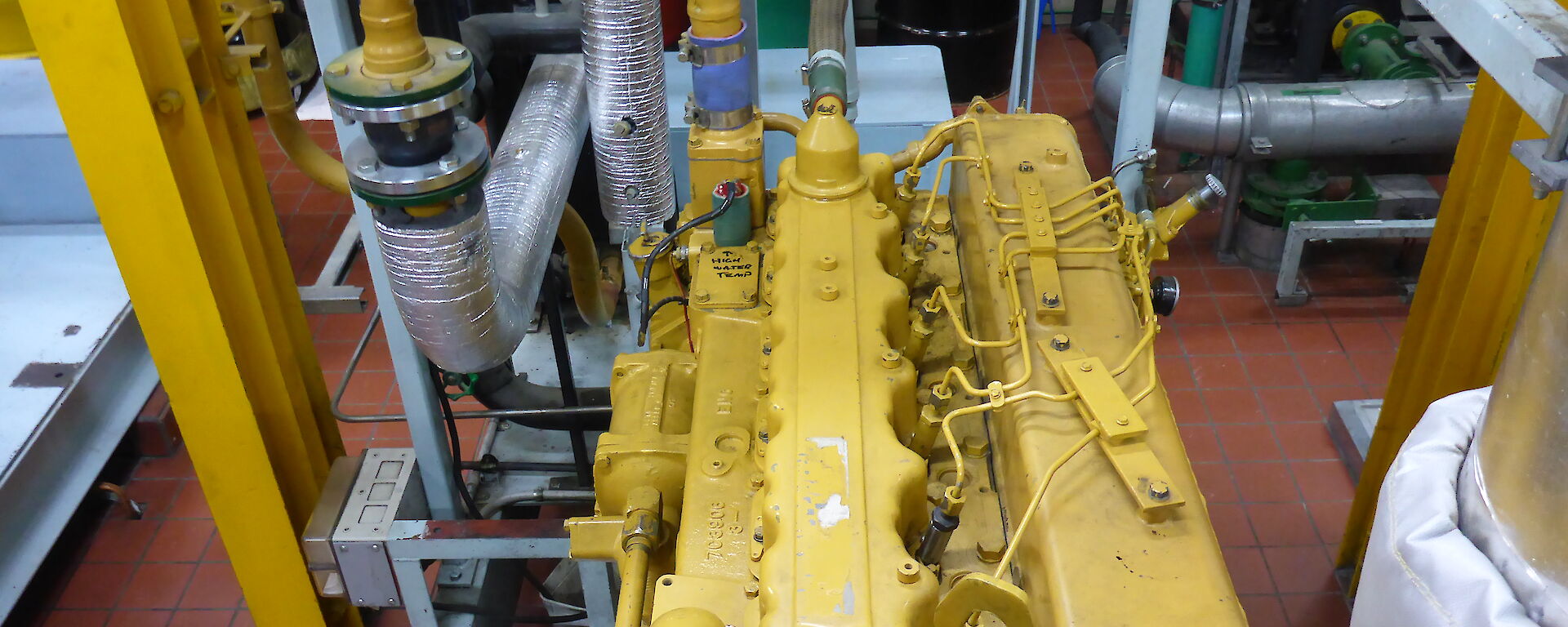 The generator before being dismantled