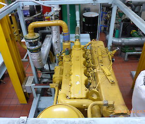 The generator before being dismantled