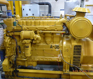 The generator before being dismantled