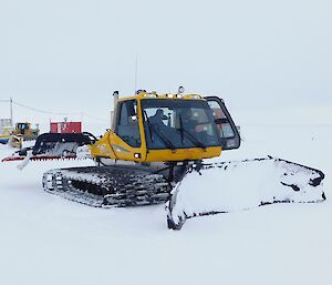 A snow groomer at Wilkins Aerodrome