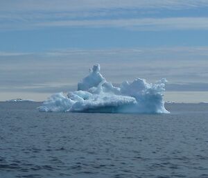 A blue iceberg off Casey Station