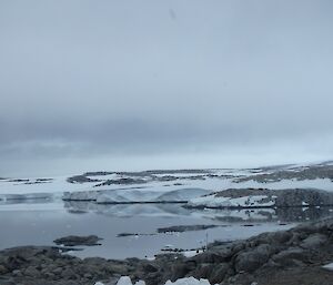 A view across the water from Casey to Wilkes