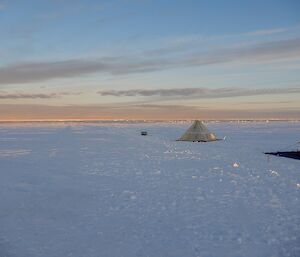 A view over the ocean from the Field Camp