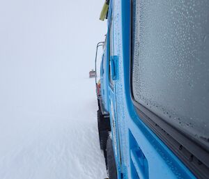 White out conditions during the return to Station