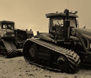 Two tractors