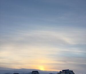 Sunrise and three Häggs