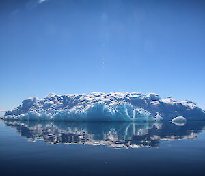 Iceberg glowing in the sun