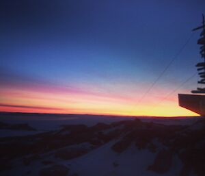 Sunrise with Casey sign.