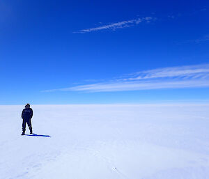 Mick standing on the plateau.