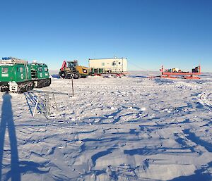 The camp set up on Law Dome.