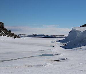 Sea ice.