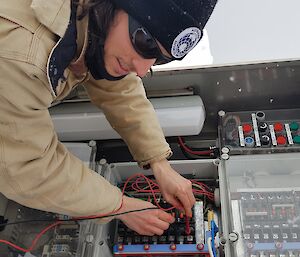 Mitch testing panel for electricity