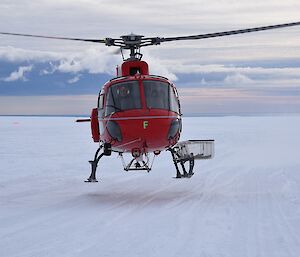 Helicopter landing