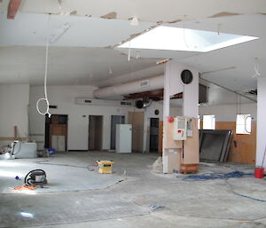 Internal shot of former living quarters