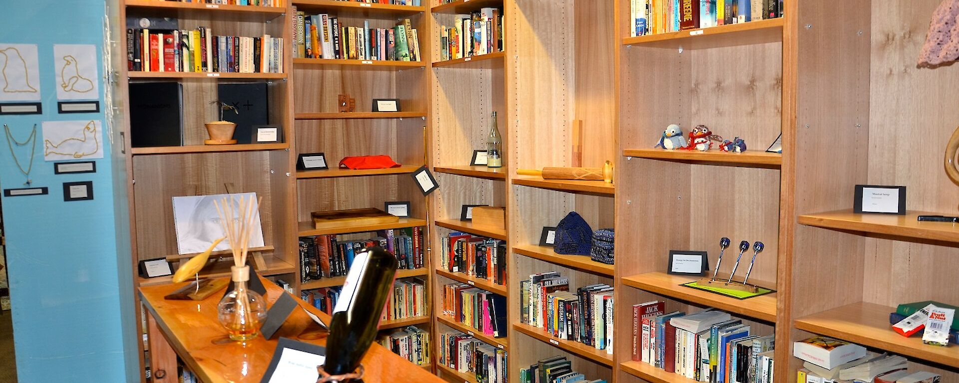 David library converted into a local arts display