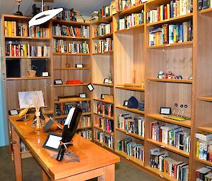 David library converted into a local arts display