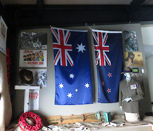 Anzac Day display of wartime memorabilia