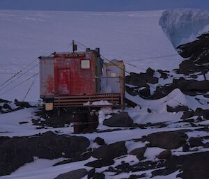 Platcha hut in soft morning light