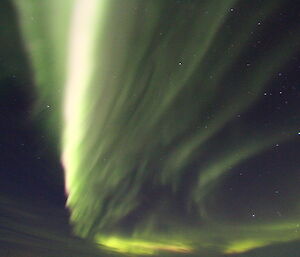 The aurora australis above Davis