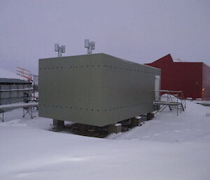 The new Hydroponics building at Davis 2016 winter