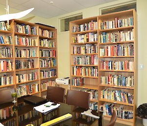 A view of the Davis station library