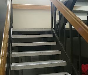 Stairwell in the Davis SMQ now ready for any emergency