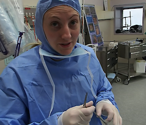 Jen Proudfoot at the Davis Operating Theatre open day