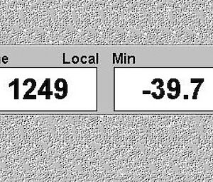The coldest temperature for September at Davis