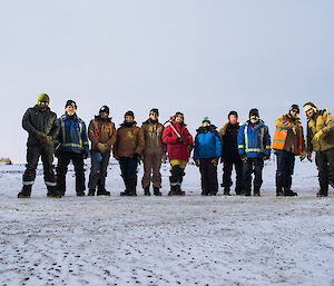 Group photo of the second recovery class: Marc, Richard, Shoey, Barry B1, Rob, Ralph, Kirsten, Rhys, Barry B2, Bryce and Jock.