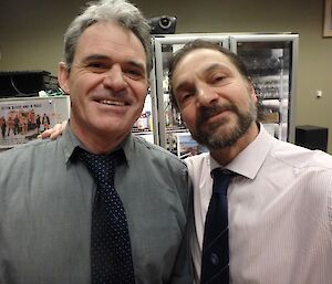 Barry B2 shaved for the occasion, making everyone do a double take.