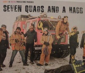 Seven Quads and a Hägg’s final band poster for their Midwinter performance.