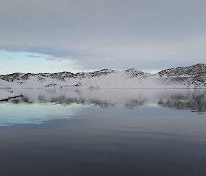 A quick visit to Deep Lake to measure lake levels and water temperature.