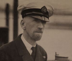 Black and white image of Captain John King Davis