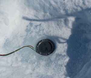 An instrument buried in ice