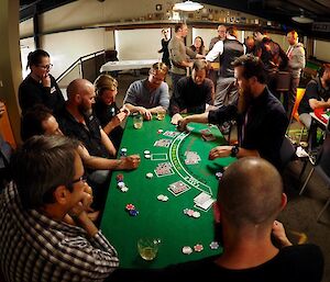 Players at a casino table