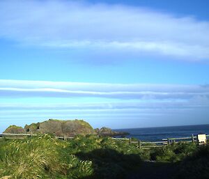 An impressive display of lenticular wave clouds