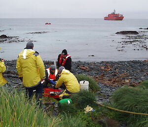 Station refuelling operations in progress