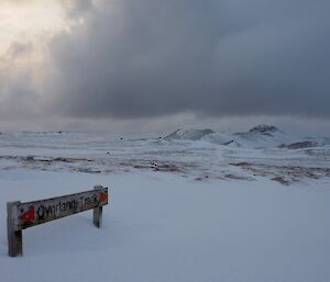 Snowy overland track