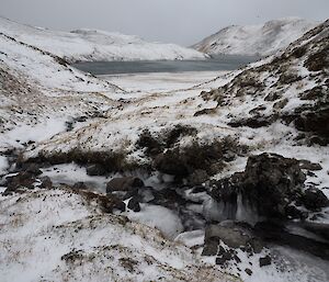 Whiskey Creek and Waterfall Lake