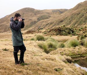 Ben taking photos