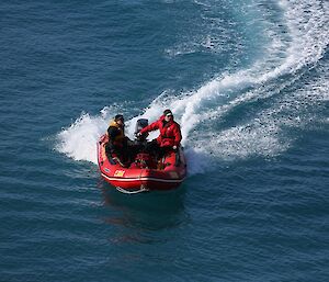 Rich and Nick in red IRB