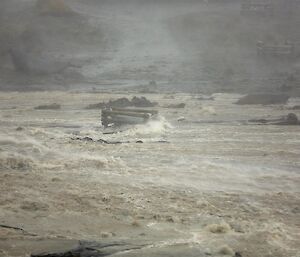 The Isthmus road lighting underwater