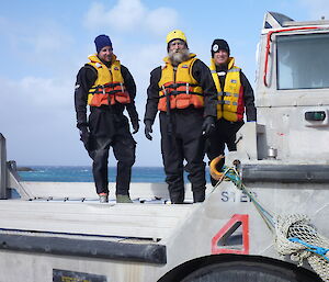 Lionel ,Kris, and Terry on the LARC