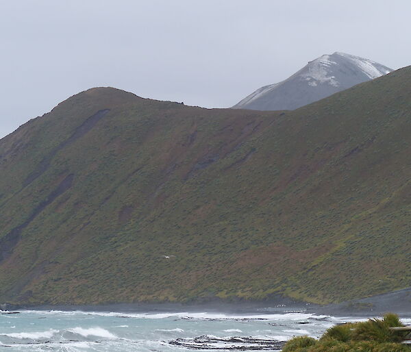 First sign of snow on the plateau