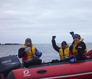 Ian, Duncan and Jane in an IRB